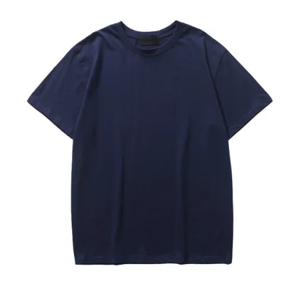 Essentials Navy Blue 7 Logo T Shirt