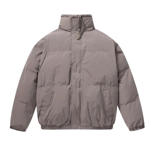 Essentials Puff Dark Taupe Grey Jacket