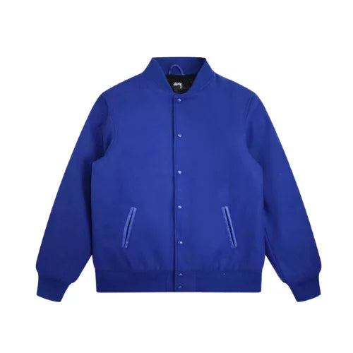 Kurtka Stussy 8 Sport Melton Varsity Blue