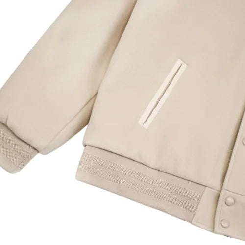 Kurtka Stussy 8 Sport Melton Varsity Cream