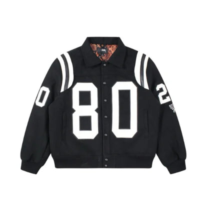 Kurtka Stussy 80 Wool Varsity Black