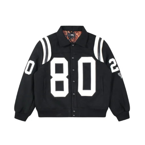 Kurtka Stussy 80 Wool Varsity Black