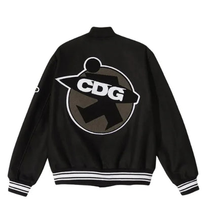 Kurtka Stussy CDG Collaboration Varsity Black