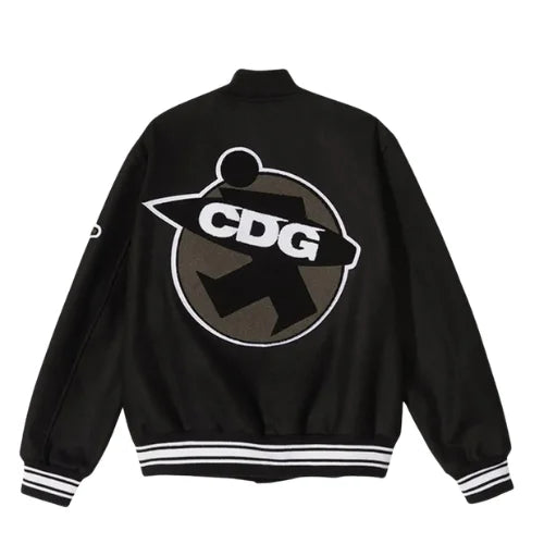 Kurtka Stussy CDG Collaboration Varsity Black
