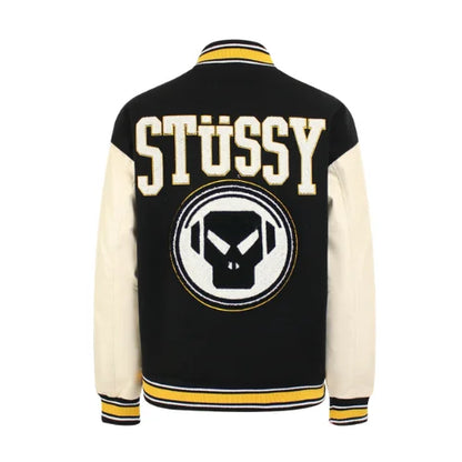 Kurtka Stussy x Goldie Metalheadz 30 Varsity Black Cream