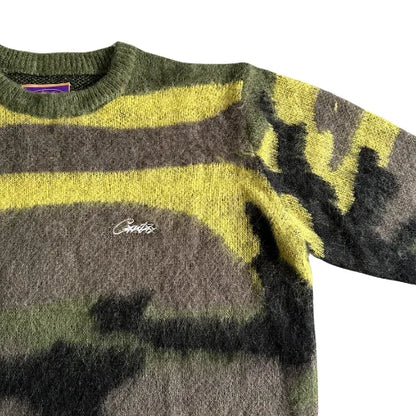 Corteiz Mohair Camo Knitted Jumper