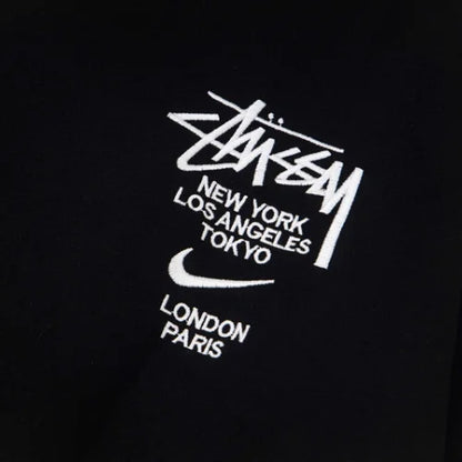 Nike x Stussy International Crewneck Black Sweatshirt