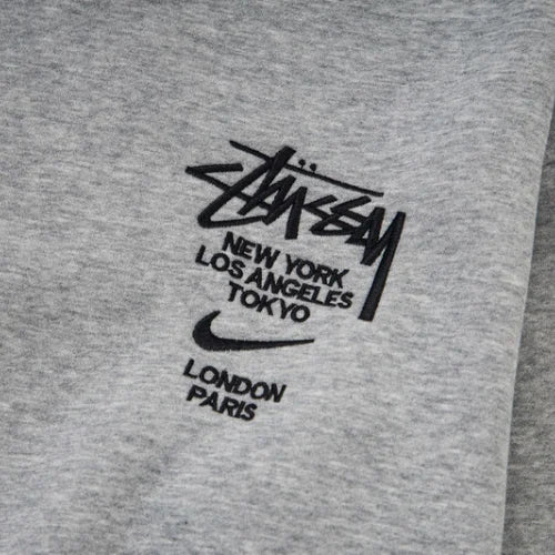 Nike x Stussy International Crewneck Grey Sweatshirt