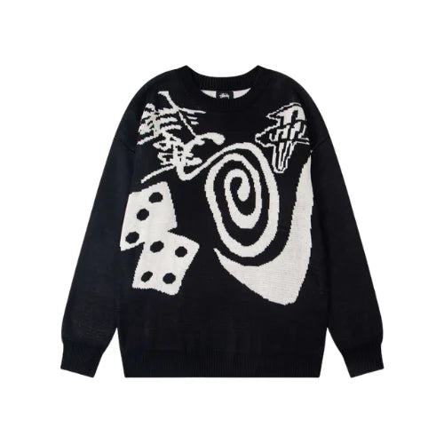 Nike x Stussy Knit Sweater Black