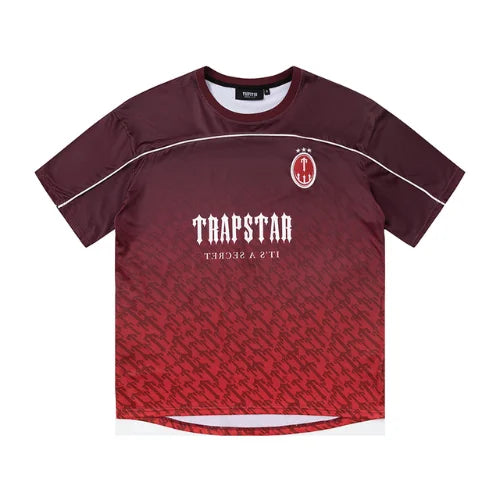 Red Trapstar Football Jersey