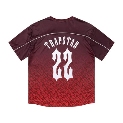 Red Trapstar Football Jersey