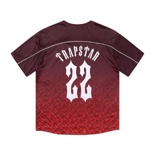Red Trapstar Football Jersey
