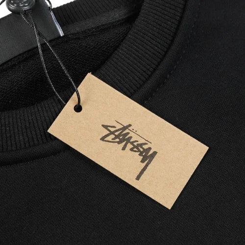 Stussy 8 Ball Corp Crew Black