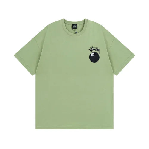 Stussy 8 Ball Pigment Dyed T Shirt Green