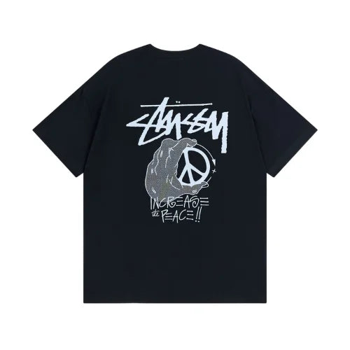 Stussy Classic Signature T Shirt Black, alternative view