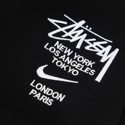 Stussy Bluza Black World Tour Zip