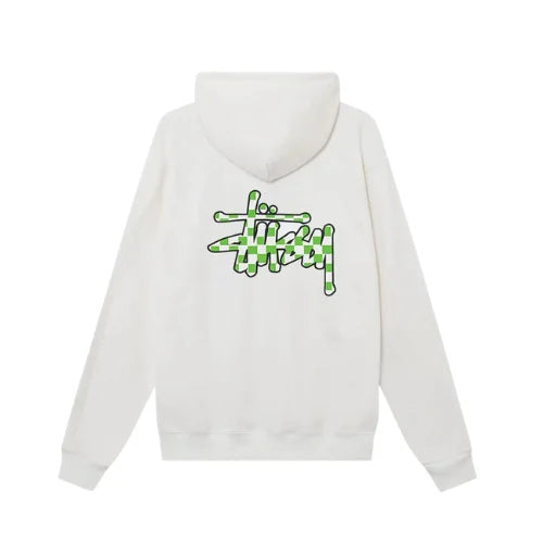 Stussy Bluza Checker Stock White