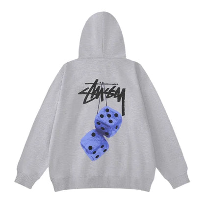 Stussy Bluza Dice Graphic Grey