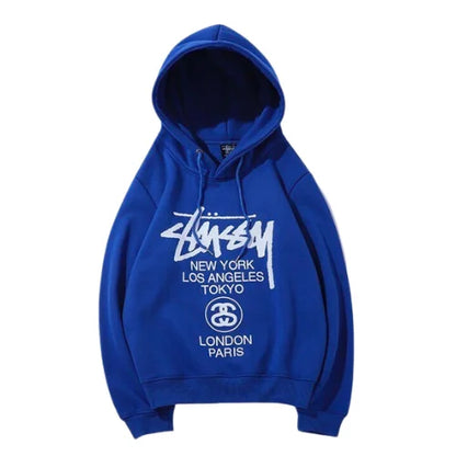 Stussy Bluza World Tour Navy