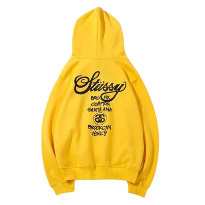 Stussy Bluza World Tour Yellow