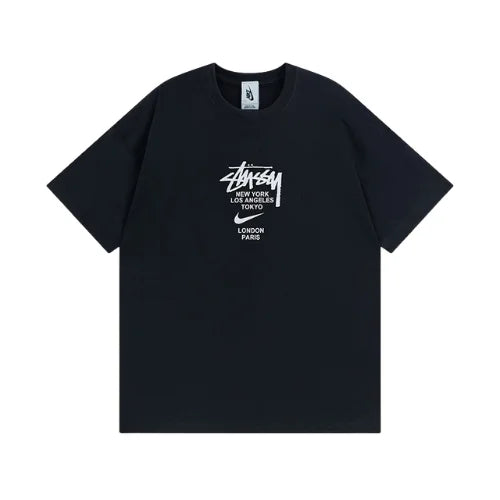 Nike x Stussy World Tour T Shirt Black