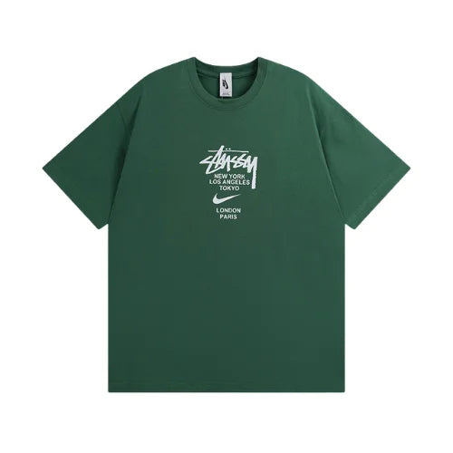 Stussy Cotton T Shirt Green