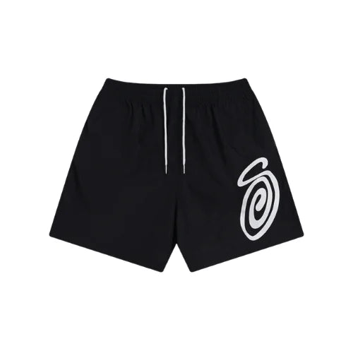 Stussy Curly S Water Spodenki Black