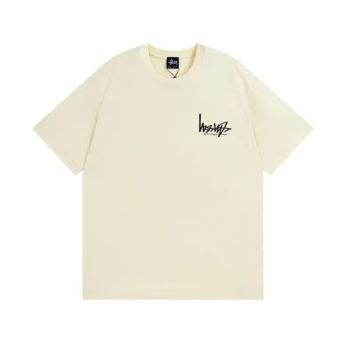 Stussy Flipped T Shirt Cream