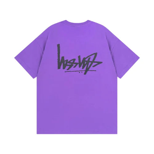 Stussy Flipped T Shirt Purple