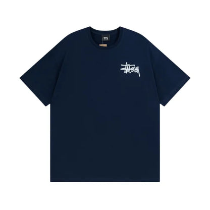 Stussy Fuzzy Dice T Shirt Navy