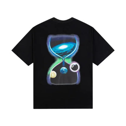 Stussy Galaxy 8 Ball T Shirt Black