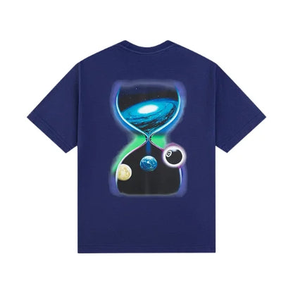 Stussy Galaxy 8 Ball T Shirt Navy