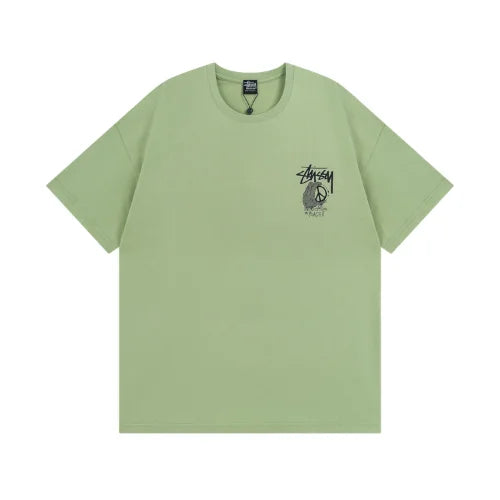 Stussy Green Cotton T Shirt
