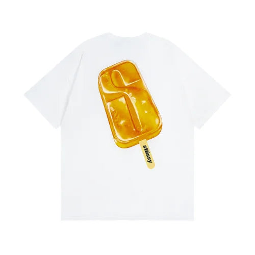 Stussy Popsicle T Shirt White