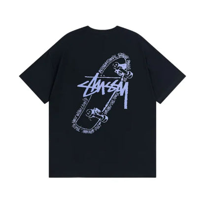Stussy Skate Posse Pigment Dyed T Shirt Black