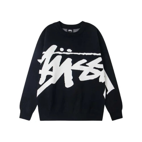 Stussy Stock Sweater Black