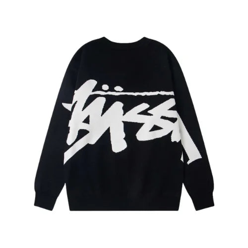Stussy Stock Sweater Black