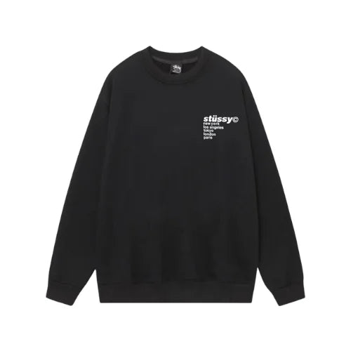 Stussy Strawberry Sweatshirt Black