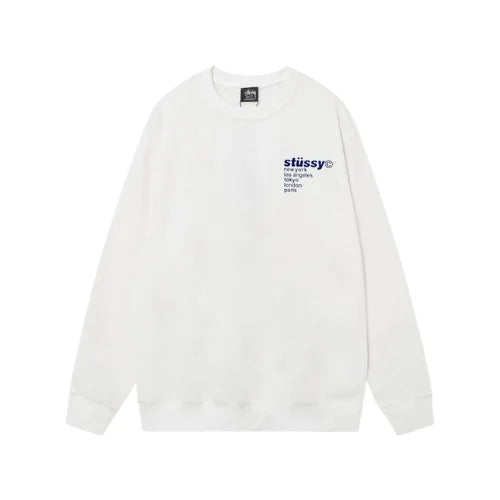 Stussy Strawberry Sweatshirt White