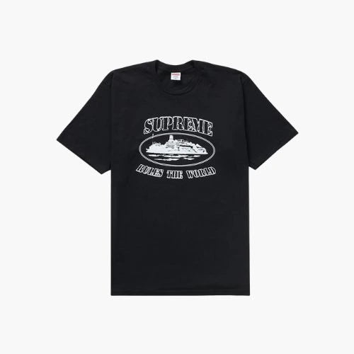 Supreme x Corteiz T Shirt Black