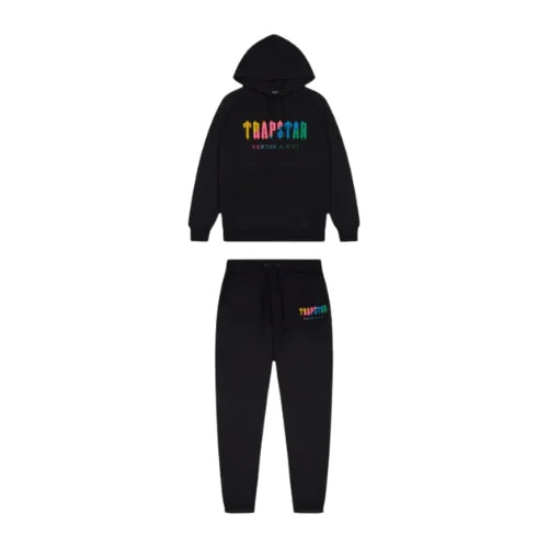 Trapstar Chenille Decoded Tracksuit Black Candy