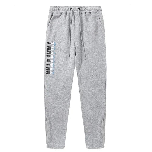 Trapstar Chenille Decoded Tracksuit Grey light Ice Blue