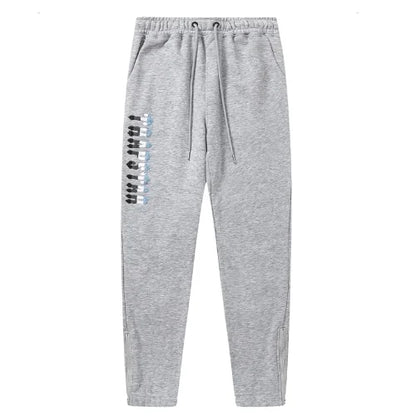 Trapstar Chenille Decoded Tracksuit Grey light Ice Blue