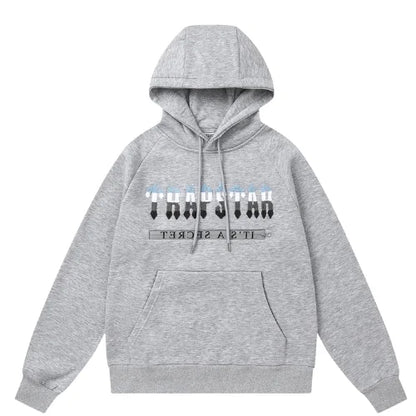 Trapstar Chenille Decoded Tracksuit Grey light Ice Blue
