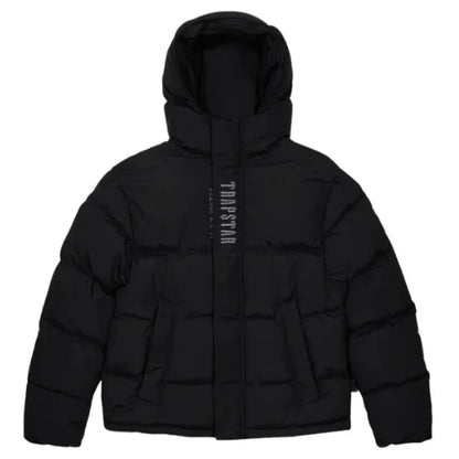 Trapstar Decoded Hooded Puffer 2.0 Jacket Black