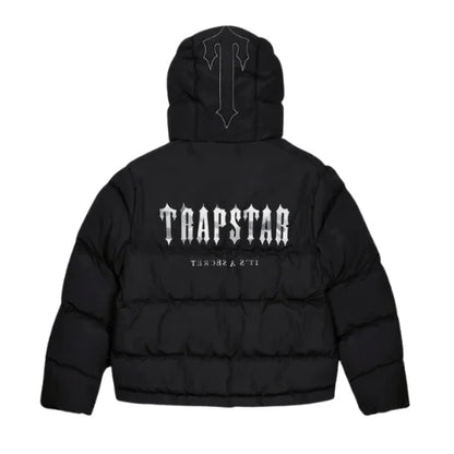 Trapstar Decoded Hooded Puffer 2.0 Jacket Black Camo