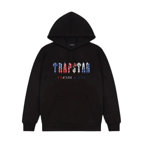 Trapstar Decoded Paisley Revolution Hoodie Black
