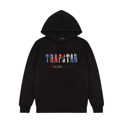 Trapstar Decoded Paisley Revolution Hoodie Black