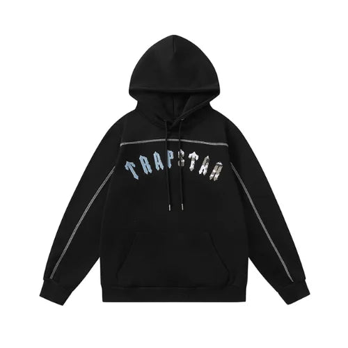 Trapstar Irongate Arch Chenille Tracksuit Black Blue