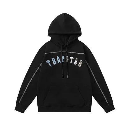 Trapstar Irongate Arch Chenille Tracksuit Black Blue